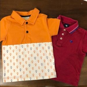 2 short sleeve polos
